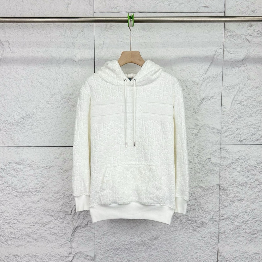 Authentic Dior White Embossed Men's Sweater